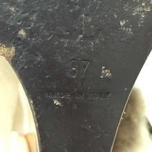 画像をギャラリービューアに読み込む, ルイ ヴィトン LOUIS VUITTON ウェッジソール ファーショートブーツ 24cm ベージュ【中古】