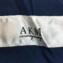 画像をギャラリービューアに読み込む, エイケイエムコンテンポラリー AKM Contemporary ポイントカモフラージュ柄 タックパンツ L ネイビー【中古】