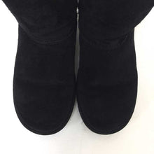 이미지를 갤러리 뷰어에 로드 , アグ UGG ムートンブーツ スワロフスキー リボン 23cm ブラック【中古】