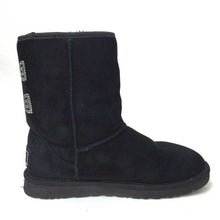 이미지를 갤러리 뷰어에 로드 , アグ UGG ムートンブーツ スワロフスキー リボン 23cm ブラック【中古】