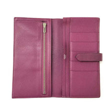 画像をギャラリービューアに読み込む, エルメス HERMES ベアンスフレ 長財布 刻印あり ワインレッド【中古】