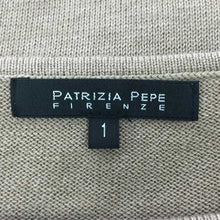 画像をギャラリービューアに読み込む, パトリツィア ペペ PATRIZIA PEPE スパンコールニットワンピース ブラウン【中古】