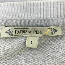 画像をギャラリービューアに読み込む, パトリツィア ペペ PATRIZIA PEPE ビジュー付き半袖トレーナー グレー サイズ1 S相当【中古】