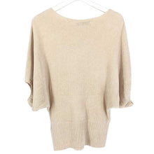 画像をギャラリービューアに読み込む, カトリーネ ハメル CATHRINE HAMMEL ドルマンスリーブカットソー パイル地 ベージュ【中古】