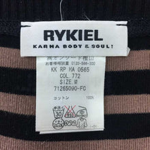 画像をギャラリービューアに読み込む, リキエル カルマ ボディ アンド ソウル RYKIEL KARMA BODY & SOUL 長袖カットソー M ボーダー柄【中古】