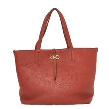画像をギャラリービューアに読み込む, フェラガモ Salvatore Ferragamo ガンチーニ トートバッグ オレンジ【中古】