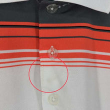 將圖片載入圖庫檢視器 アディダス adidas 半袖ポロシャツ M ホワイト ボーダー柄【中古】