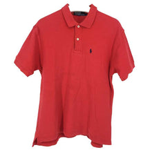 画像をギャラリービューアに読み込む, ポロ ラルフローレン POLO RALPH LAUREN 半袖ポロシャツ L レッド【中古】