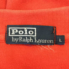 画像をギャラリービューアに読み込む, ポロ ラルフローレン POLO RALPH LAUREN 半袖ポロシャツ L レッド【中古】