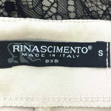 将图片加载到图库查看器,リナシメント RINASCIMENTO 総レース ウエストリボン キャミソールワンピース ドレス S ブラック【中古】【美品】