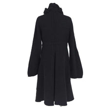 将图片加载到图库查看器,シェルヴィーノ ストリート Scervino Street ニットコート サイズ42 M相当 ブラック【中古】【新品同様】【美品】