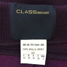 將圖片載入圖庫檢視器 クラス ロベルトカヴァリ Class Roberto Cavalli コート US8 パープル【中古】【美品】