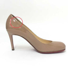 画像をギャラリービューアに読み込む, クリスチャン ルブタン Christian Louboutin SIMPLE PUMP 85 PATENT CALF パンプス 36.5 23.5cm程 ベージュ【中古】【美品】