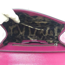 画像をギャラリービューアに読み込む, ドルチェ & ガッバーナ DOLCE & GABBANA モニカ ショルダーバッグ ミラー付き ショッキングピンク【中古】【美品】