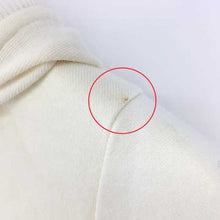 画像をギャラリービューアに読み込む, バーバリーブルーレーベル BURBERRY BLUE LABEL フード付き バックロゴパーカー オフホワイト【中古】