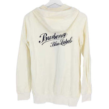 画像をギャラリービューアに読み込む, バーバリーブルーレーベル BURBERRY BLUE LABEL フード付き バックロゴパーカー オフホワイト【中古】