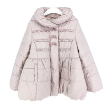 画像をギャラリービューアに読み込む, 組曲 中綿ショートコート 女の子 M 110 120 ライトピンク【中古】