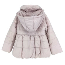 画像をギャラリービューアに読み込む, 組曲 中綿ショートコート 女の子 M 110 120 ライトピンク【中古】