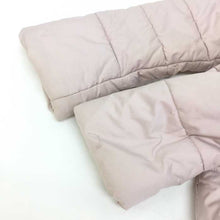 画像をギャラリービューアに読み込む, 組曲 中綿ショートコート 女の子 M 110 120 ライトピンク【中古】