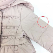 画像をギャラリービューアに読み込む, 組曲 中綿ショートコート 女の子 M 110 120 ライトピンク【中古】