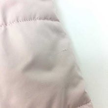 画像をギャラリービューアに読み込む, 組曲 中綿ショートコート 女の子 M 110 120 ライトピンク【中古】
