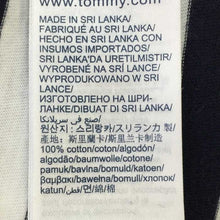 画像をギャラリービューアに読み込む, トミーヒルフィガー Tommy Hilfiger カットソー ロンT S ネイビー ボーダー柄【中古】