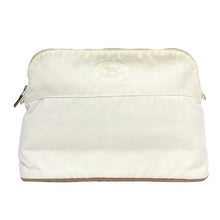 画像をギャラリービューアに読み込む, エルメス HERMES ボリードポーチGM ベビーライン ポーチ オフホワイト【中古】