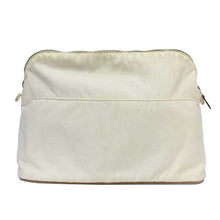 画像をギャラリービューアに読み込む, エルメス HERMES ボリードポーチGM ベビーライン ポーチ オフホワイト【中古】