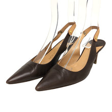 画像をギャラリービューアに読み込む, LOUIS VUITTON ルイ・ヴィトン バックストラップ ミュール サンダル レザー ブラウン サイズ35(22.5cm相当)【中古】レディース