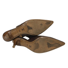 画像をギャラリービューアに読み込む, LOUIS VUITTON ルイ・ヴィトン バックストラップ ミュール サンダル レザー ブラウン サイズ35(22.5cm相当)【中古】レディース