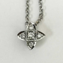 画像をギャラリービューアに読み込む, レポシ REPOSSI ダイヤモンドネックレス k18 シルバー【中古】