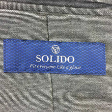 將圖片載入圖庫檢視器 ソリード SOLIDO 度詰めコットン鹿の子ジャージ 3Bジャケット 04 L相当 チャコールグレー【中古】【美品】