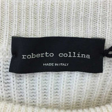 画像をギャラリービューアに読み込む, ロベルトコリーナ ROBERTO COLLINA バイカラー クルーネックニット セーター 48 モノトーン【中古】【新品同様】【美品】