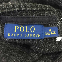 画像をギャラリービューアに読み込む, ポロ ラルフローレン POLO RALPH LAUREN 長袖ニット セーター ハーフボタン M ブラック【中古】【新品同様】【美品】