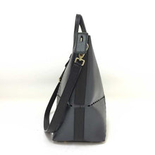 將圖片載入圖庫檢視器 フルラ FURLA ジョリー 2WAYトートバッグ パッチング ブラック【中古】