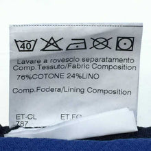 画像をギャラリービューアに読み込む, ジェルマーノ GERMANO ショートパンツ コットンリネン サイズ48 ブルー【中古】【新品同様】【美品】