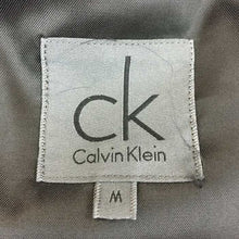 画像をギャラリービューアに読み込む, カルバンクライン Calvin Klein ダウンフェザー入り ライナー付き トレンチコート ウエストベルト M ブラック【中古】