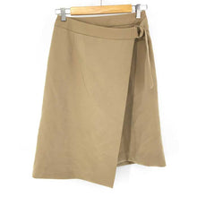 画像をギャラリービューアに読み込む, イネド INED ラップスカート 巻きスカート 9号 ベージュ【中古】【新品同様】【美品】