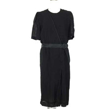 将图片加载到图库查看器,東京ソワール TOKYO SOIR ウエストベルト ワンピース 13号 ブラック【中古】