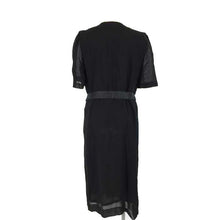 将图片加载到图库查看器,東京ソワール TOKYO SOIR ウエストベルト ワンピース 13号 ブラック【中古】