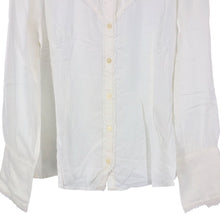 画像をギャラリービューアに読み込む, UNITED COLORS OF BENETTON ユナイテッドカラーズオブベネトン 長袖ブラウス ホワイト Mサイズ【中古】レディース