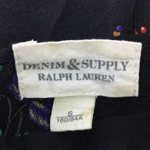 画像をギャラリービューアに読み込む, デニム&サプライ ラルフローレン Denim & Supply Ralph Lauren ミニワンピース S ブラック 花柄【中古】