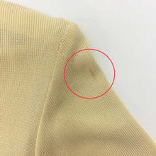 画像をギャラリービューアに読み込む, イヴサンローラン Yves Saint Laurent 半袖 カットソー M クリームイエロー ボーダー柄【中古】