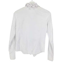 將圖片載入圖庫檢視器 ナラカミーチェ NARACAMICIE 長袖ブラウス フリル シャツ サイズ0 S相当 ホワイト ストライプ柄【中古】