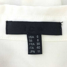 将图片加载到图库查看器,アイシービー ICB 長袖ブラウス シャツ サイズ11 ライトイエロー【中古】