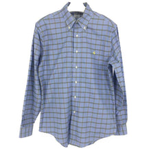 이미지를 갤러리 뷰어에 로드 , ブルックス ブラザーズ Brooks Brothers 長袖シャツ ボタンダウン M ブルー チェック柄【中古】【新品同様】【美品】