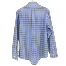 이미지를 갤러리 뷰어에 로드 , ブルックス ブラザーズ Brooks Brothers 長袖シャツ ボタンダウン M ブルー チェック柄【中古】【新品同様】【美品】