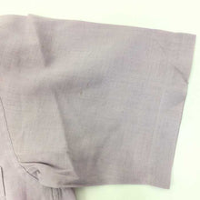 画像をギャラリービューアに読み込む, ランバン クラシック LANVIN CLASSIQUE 半袖シャツ リネンシャツ 麻 M パープル【中古】