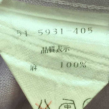 画像をギャラリービューアに読み込む, ランバン クラシック LANVIN CLASSIQUE 半袖シャツ リネンシャツ 麻 M パープル【中古】