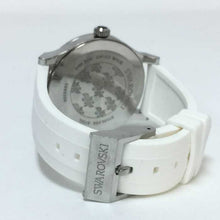 이미지를 갤러리 뷰어에 로드 , スワロフスキー オクテア クラッシカ ホワイトラバーウォッチ 腕時計 クオーツ 5099356【中古】
